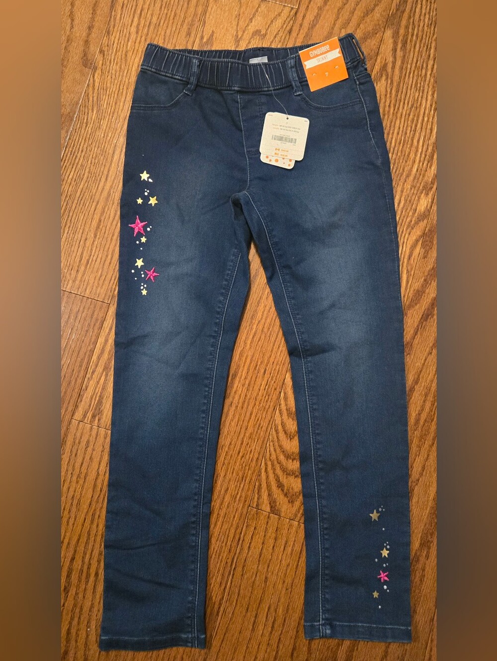 Gymboree Navy Star-Accent Knit Jeans